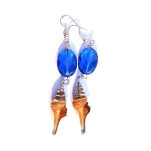 Blue Beach Earrings